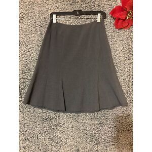 Calvin Klein Women's Gray Pencil Skirt Size 2 Knee Length Business